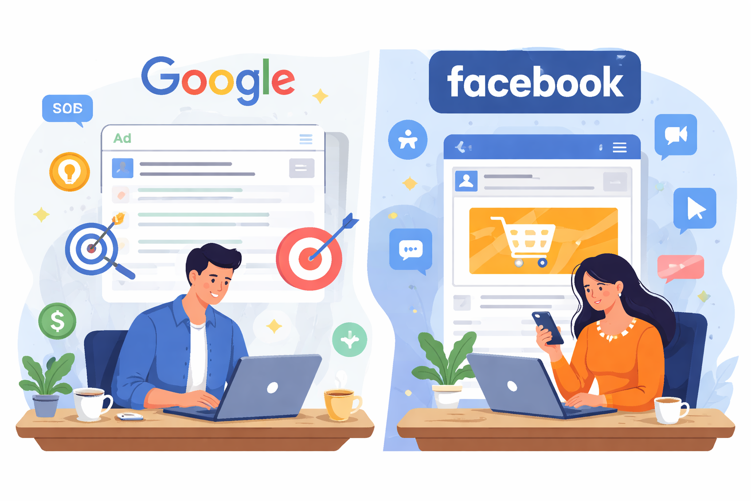 Google Ads vs Facebook Ads: Which One Actually Brings Better Leads?